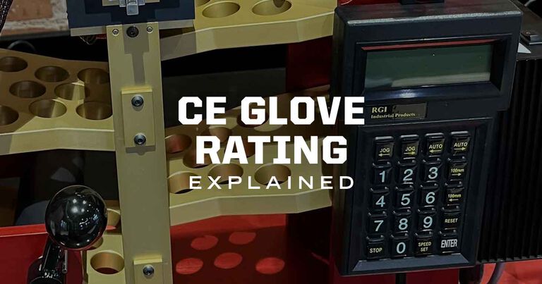 CE glove ratings explained